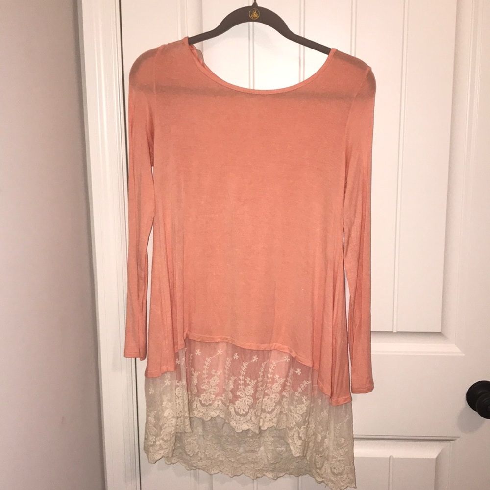 Lace Trim Tunic